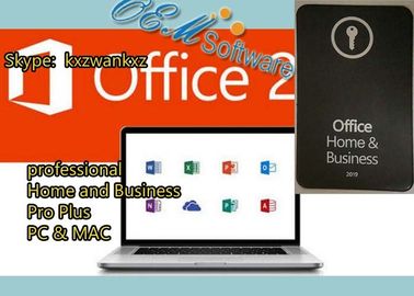 Chave global do original da ativação da chave do negócio caseiro do escritório 2019 H&amp;B do PC e do MAC