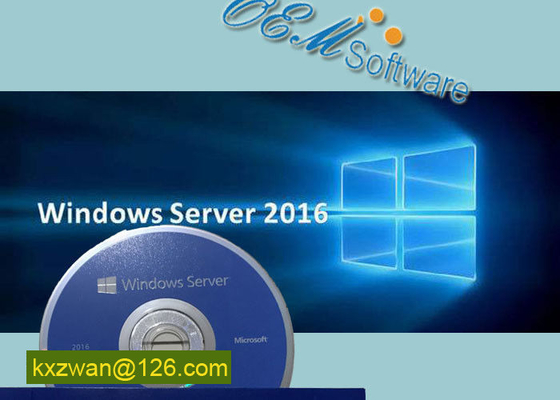 Núcleo padrão do bocado 16 do retalho 64 da chave STD R2 de Windows Server 2016 espanhóis do pacote