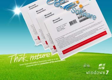 Caixa profissional de Windows 7 da área global, etiqueta em linha do Coa da chave da ativação disponível