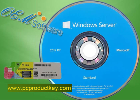 Chave da ativação do pacote do bocado DVD do padrão R2 64 de Windows Server 2012 da vida