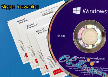 Bloco em linha da vitória 10 DVD do bocado da ativação 64 bloco chave varejo do Oem de Windows 10 do pro