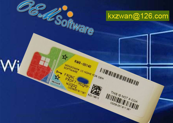 Personalize a etiqueta do Coa da casa de FQC Windows 10 com o COA da placa da chave da ativação do Oem