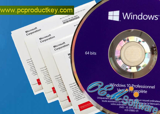 Bloco em linha da vitória 10 DVD do bocado da ativação 64 bloco chave varejo do Oem de Windows 10 do pro